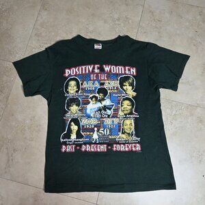 Positive women of the past present future 50 Years Brown V Board Shirt Large VTG